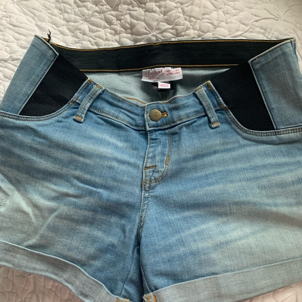 Maternity Jean shorts